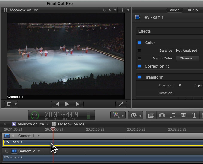 color correction final cut pro x