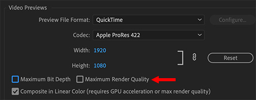 render settings for mac pro photo