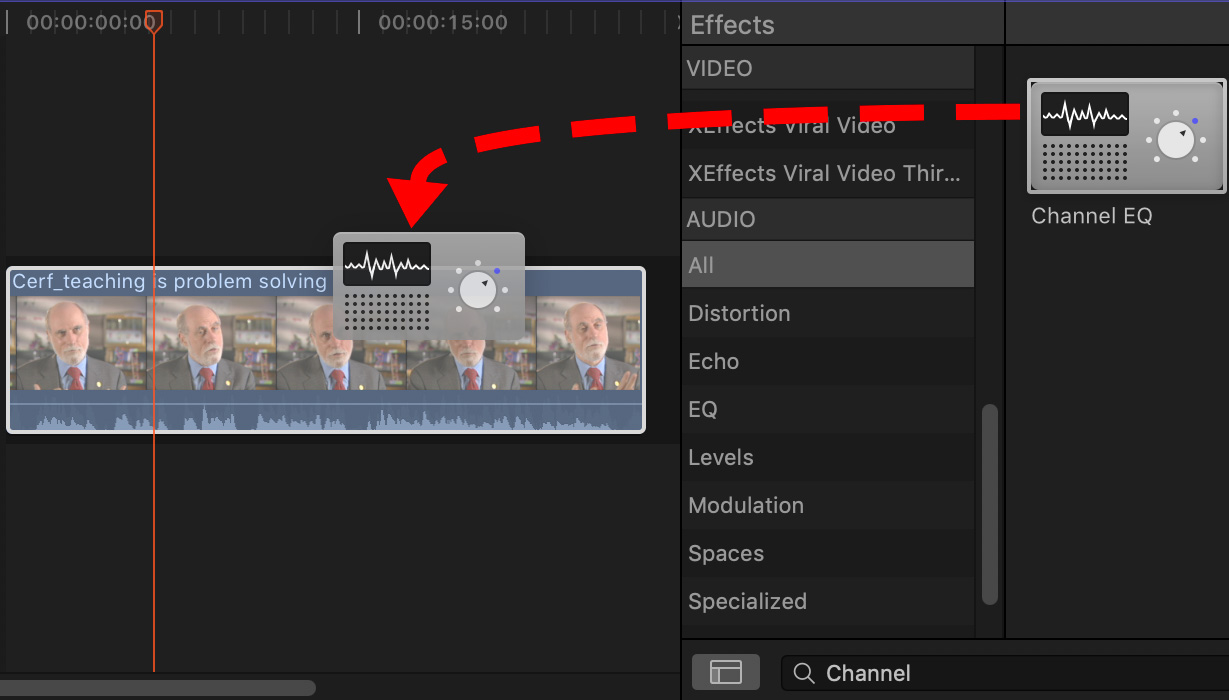 final cut express video noise reduction