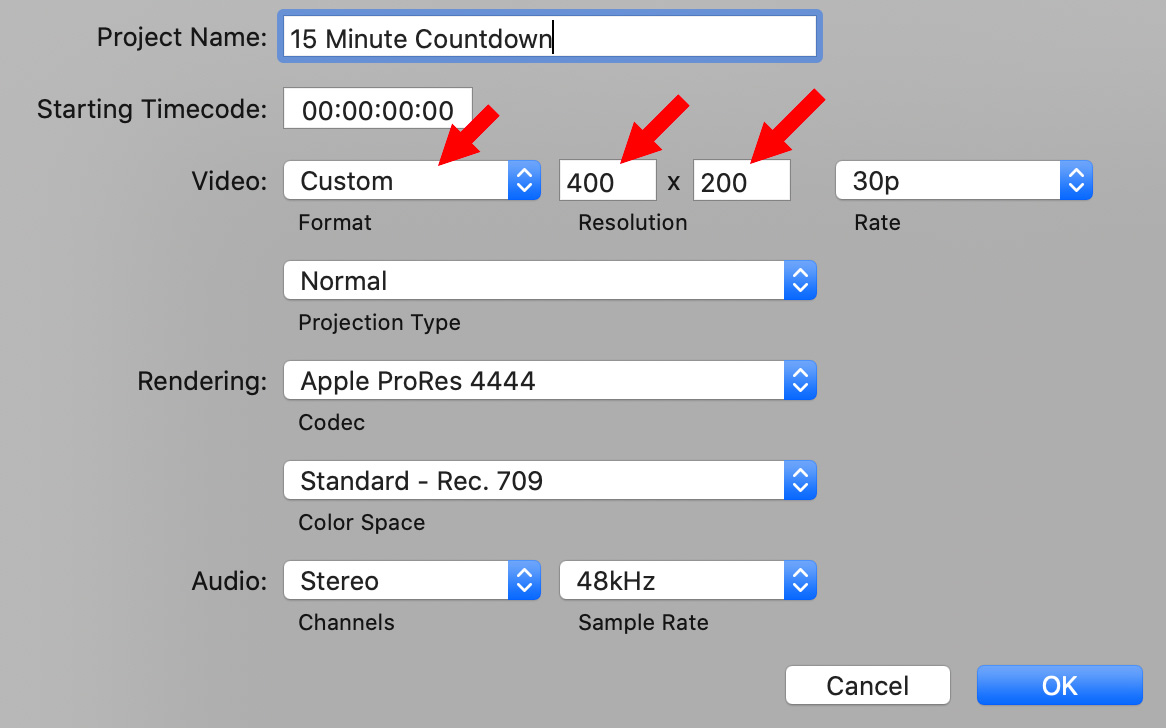 create custom live countdown timer video clock up to 30 min