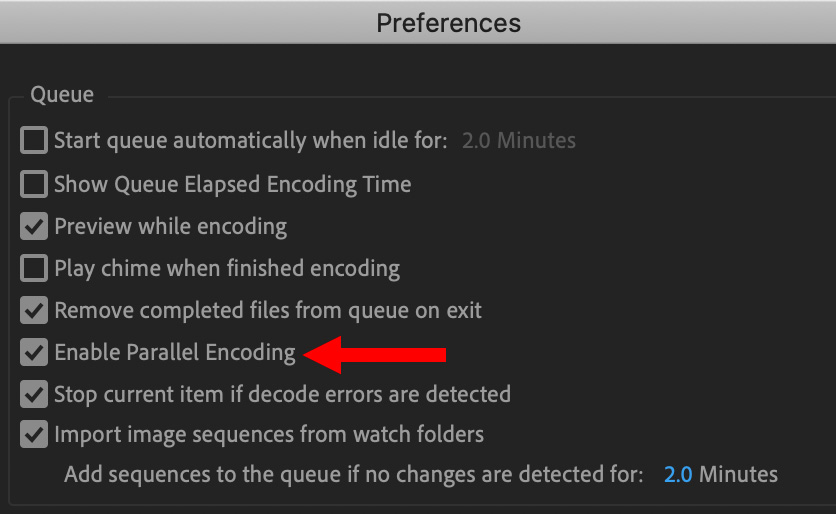 Use Parallel Encoding To Compress Faster In Adobe Media Encoder Larry Jordan