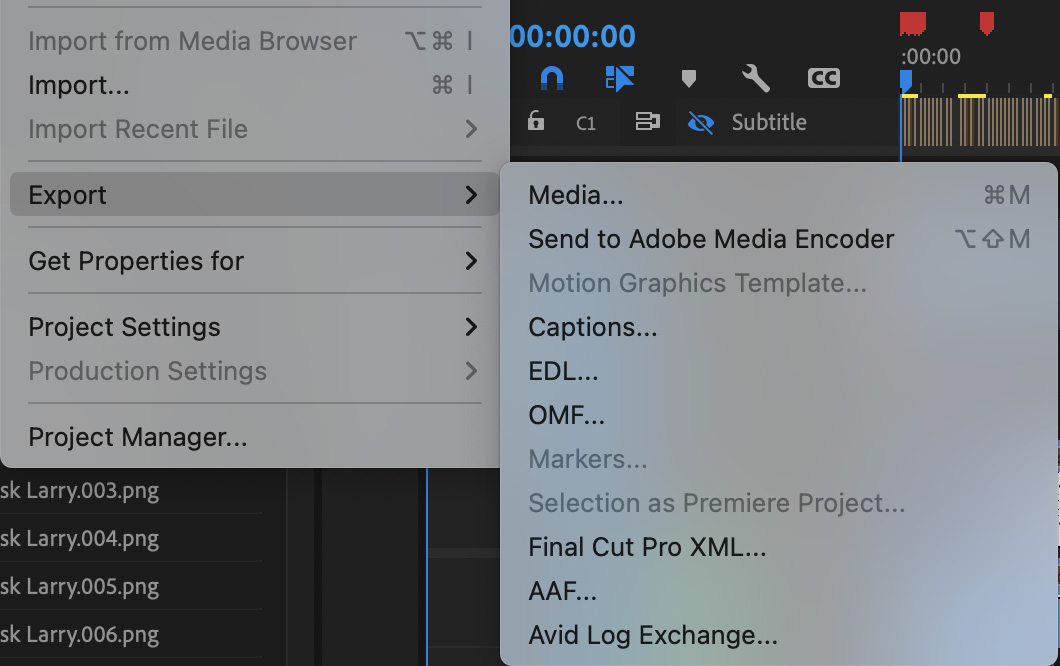 Export Chapter Marker List from Adobe Premiere Pro Larry Jordan